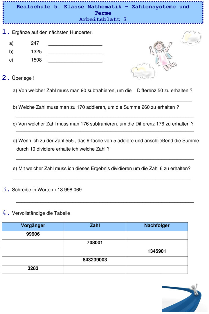 Übungsblatt zu Verschiedene Themen