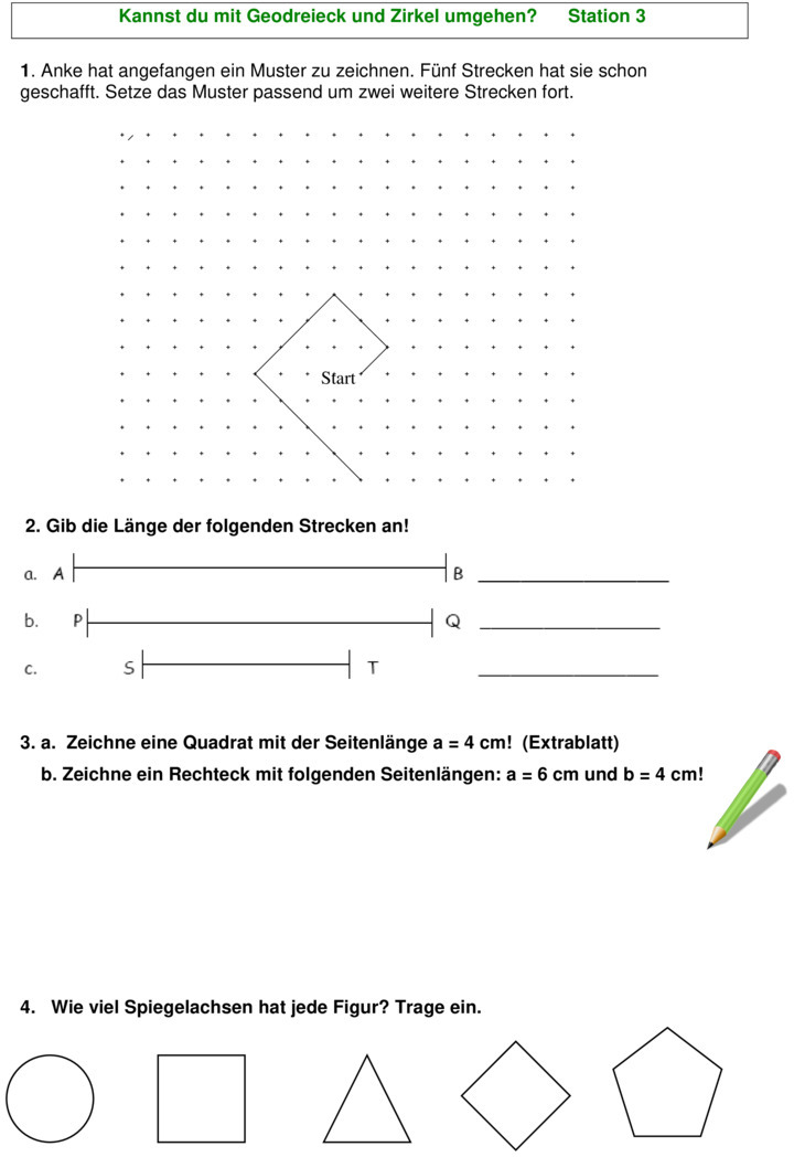 Mathe Arbeitsblätter Klasse 6 Geometrie Zum Ausdrucken Übungsblatt zu Geometrie