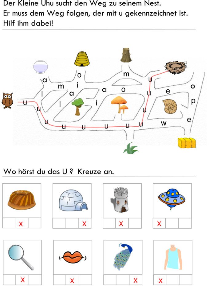 Schriftliche Ausarbeitung 8 Buchstaben Übungsblatt zu Buchstaben