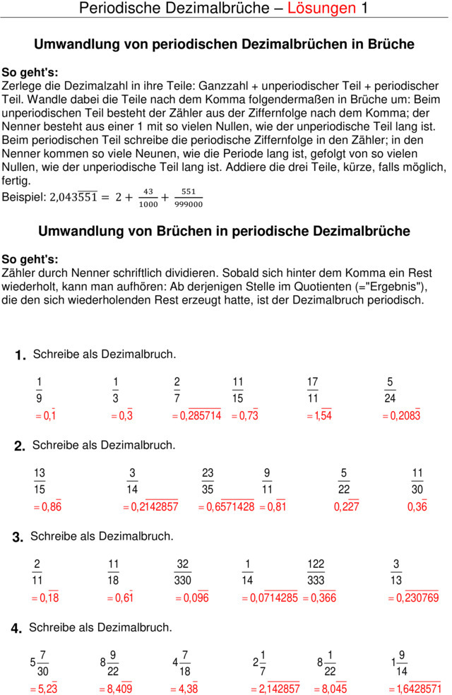 Dezimalzahlen Dividieren übungen Mit Lösungen Pdf Übungsblatt zu Dezimalzahlen