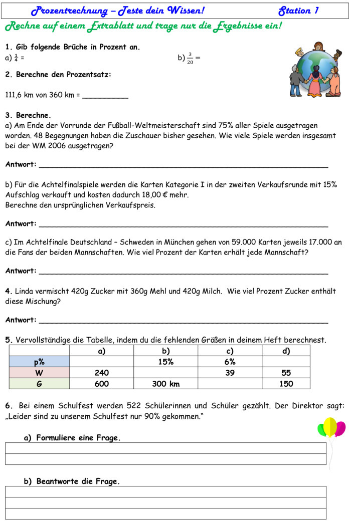 Prozentrechnung Beispielaufgaben Mit Lösung – KEULG