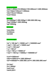 Größen und Maßeinheiten 2787 Vorschau
