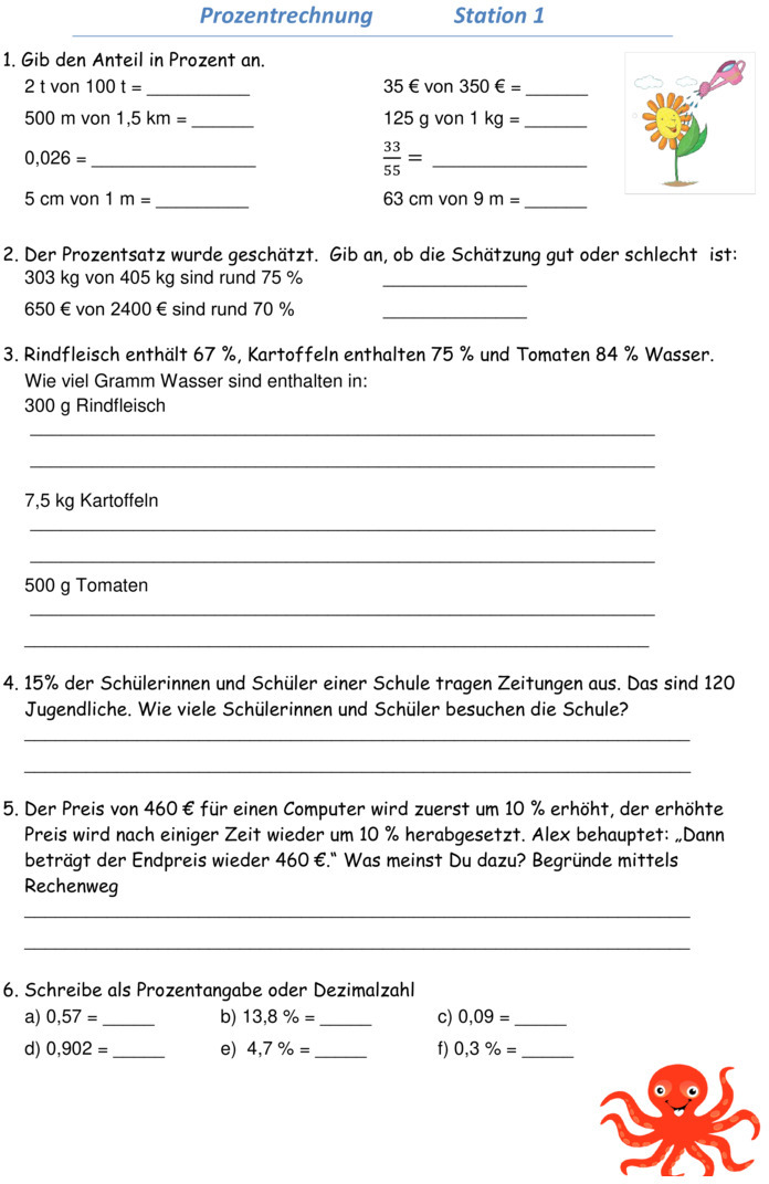 Aufgabenfuchs Prozentrechnung