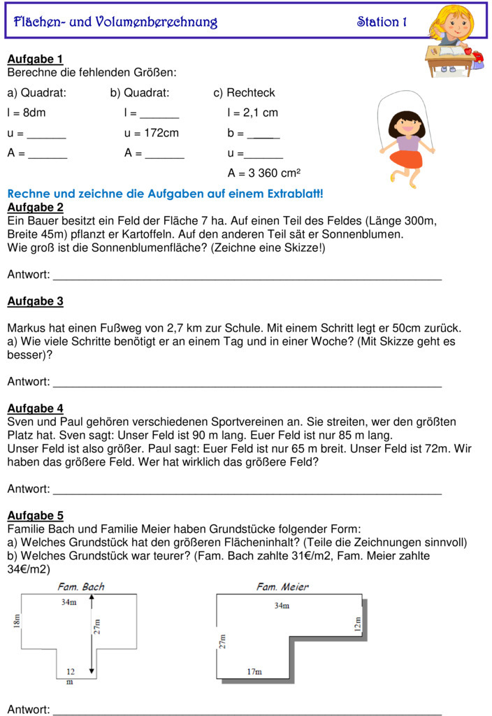 Flächenversickerung Arbeitsblatt – OXDQH