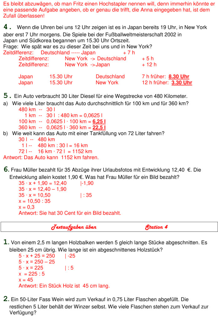 Schulaufgabe Mathe 8 Klasse Gymnasium Bayern
