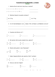 Bruchzahlen 3117 Vorschau