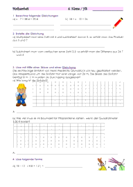 Gleichungen [6. Klasse] 3118 Vorschau