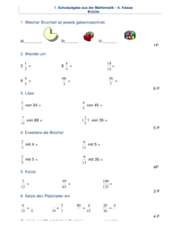 Bruchzahlen 3125 Vorschau