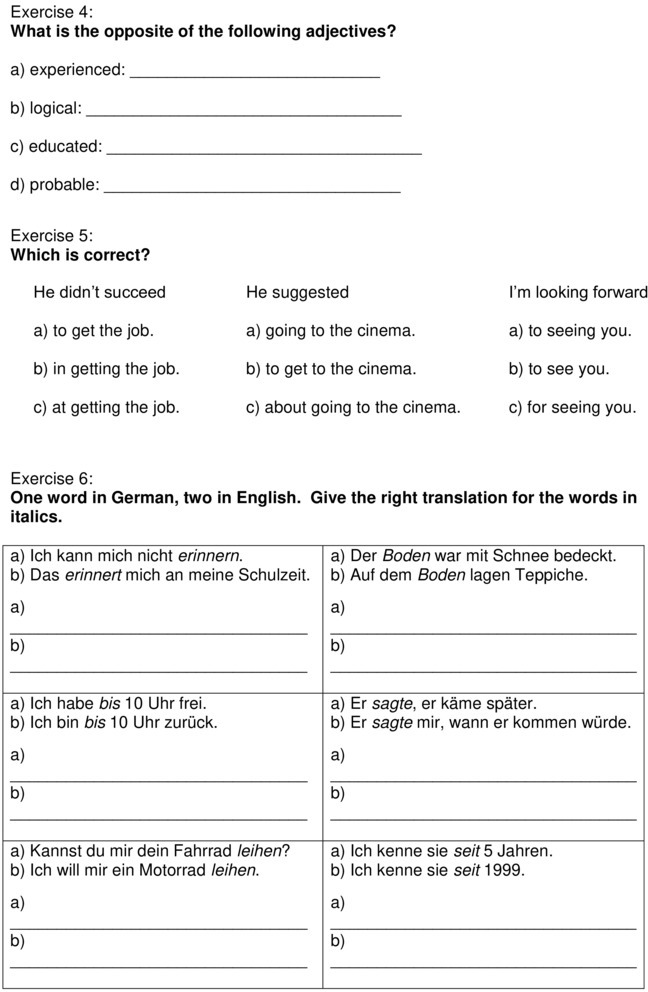 klassenarbeiten