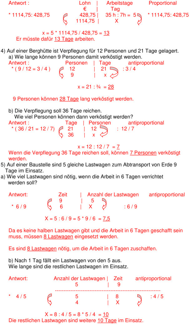 Proportionale Und Antiproportionale Zuordnungen Aufgaben Mit Lösungen Pdf Klassenarbeit zu Proportionale Zuordnungen [Klasse 7]