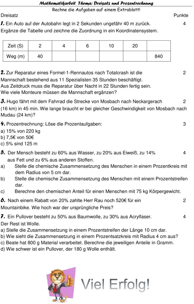 Biologie 7 Klasse Realschule Themen