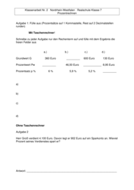 Prozentrechnung 3570 Vorschau