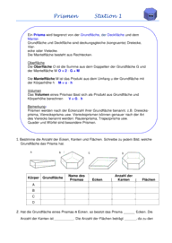 Geometrische Körper [8. Klasse] 3854 Vorschau