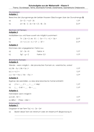 Binomische Formeln 4010 Vorschau