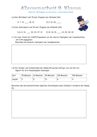 Verschiedene Themen [Mathe 8. Klasse] 4028 Vorschau