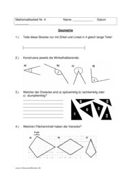 Geometrie [8. Klasse] 4039 Vorschau