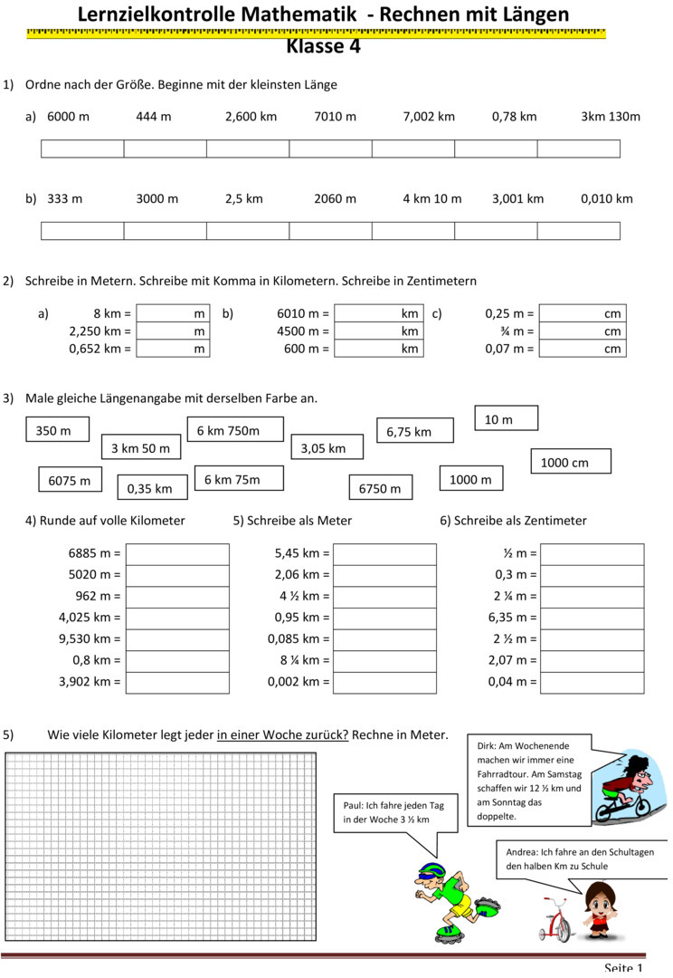 Übungsblätter mathematik 5 klasse