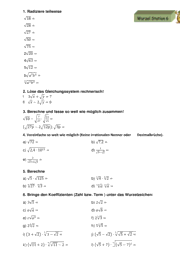 Wurzelrechnung 4272 Vorschau