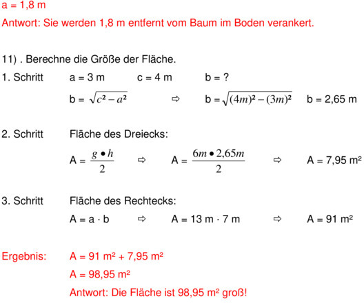 Satz Des Pythagoras Klassenarbeit Klassenarbeit zu Satz des Pythagoras