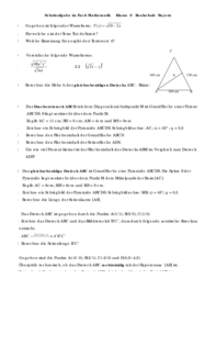 Abschlussarbeit [Mathe 9. Klasse] 4296 Vorschau