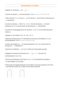 Koordinatensystem [9. Klasse] 4297 Vorschau