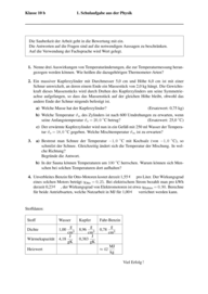 Wärmelehre [10. Klasse] 4324 Vorschau