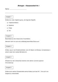 Krankheiten und Immunsystem 4350 Vorschau