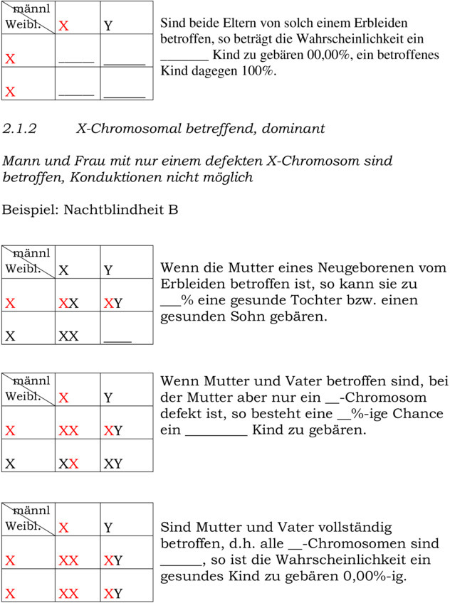 Genetik Aufgaben Mit Lösungen Klasse 10 Klassenarbeit zu Genetik und DNA