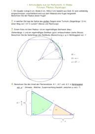 Kreis und Kreisausschnitt 4470 Vorschau