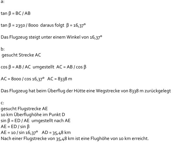 Trigonometrie Aufgaben Und Lösungen Klasse 10 Pdf