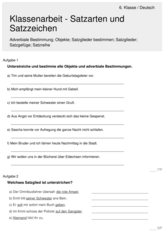 Satzarten und Satzzeichen 4519 Vorschau