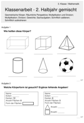 2. Halbjahr gemischt [Mathe 3. Klasse] 4630 Vorschau