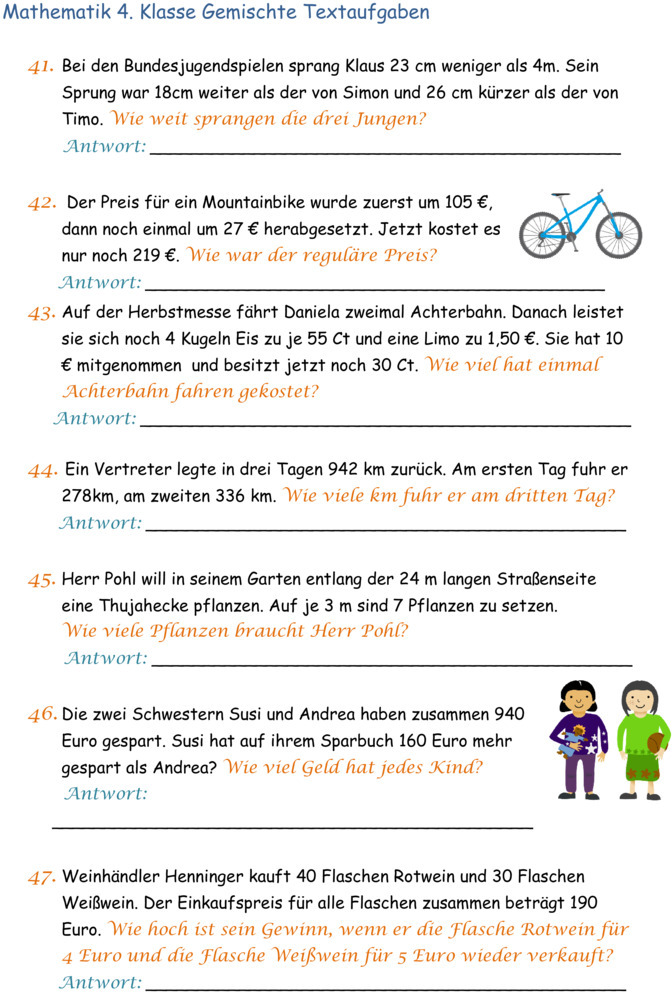 Textaufgaben Klasse 5 Gymnasium Pdf Übungsblatt zu Textaufgaben