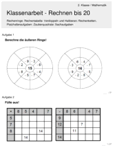 Rechnen bis 20 4742 Vorschau