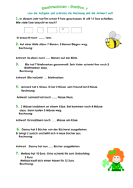 Textaufgaben [Mathe 1. Klasse] 4767 Vorschau