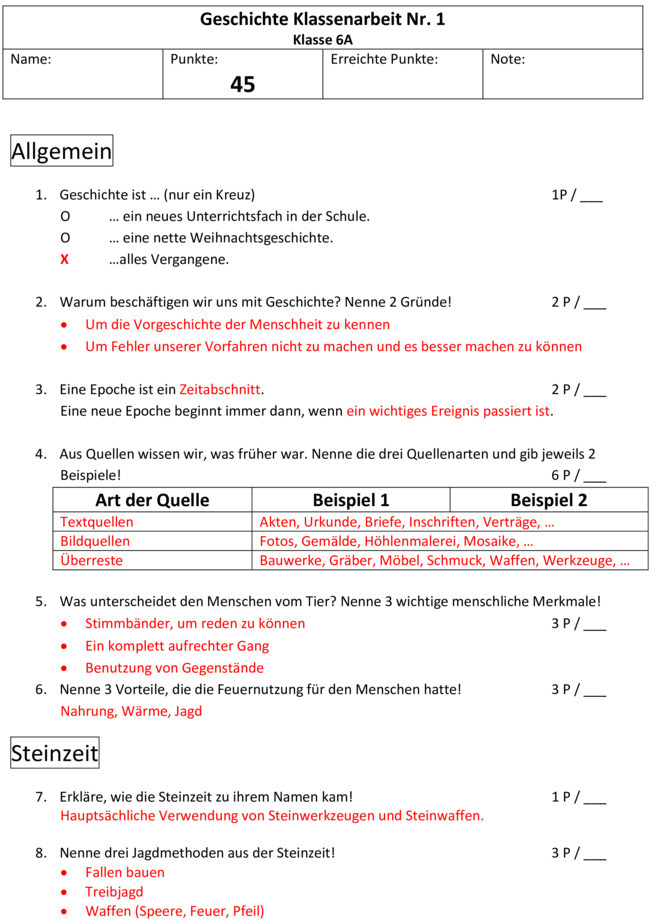 Gymnasium Altsteinzeit Klasse 6 Geschichte Gymnasium Altsteinzeit Klasse 6 Geschichte
