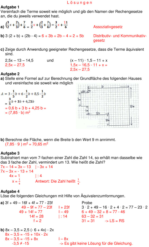Klassenarbeit Zu Gleichungen 7 Klasse klassenarbeit-zu-gleichungen-7-klasse